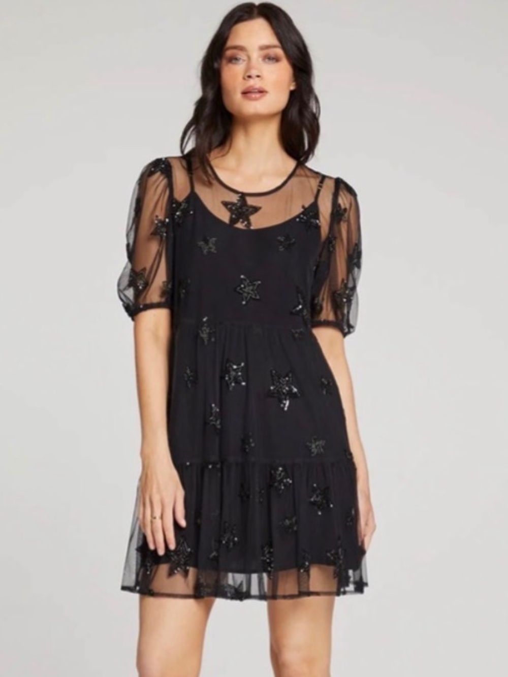 Saltwater Luxe Embellished Star Mini Dress